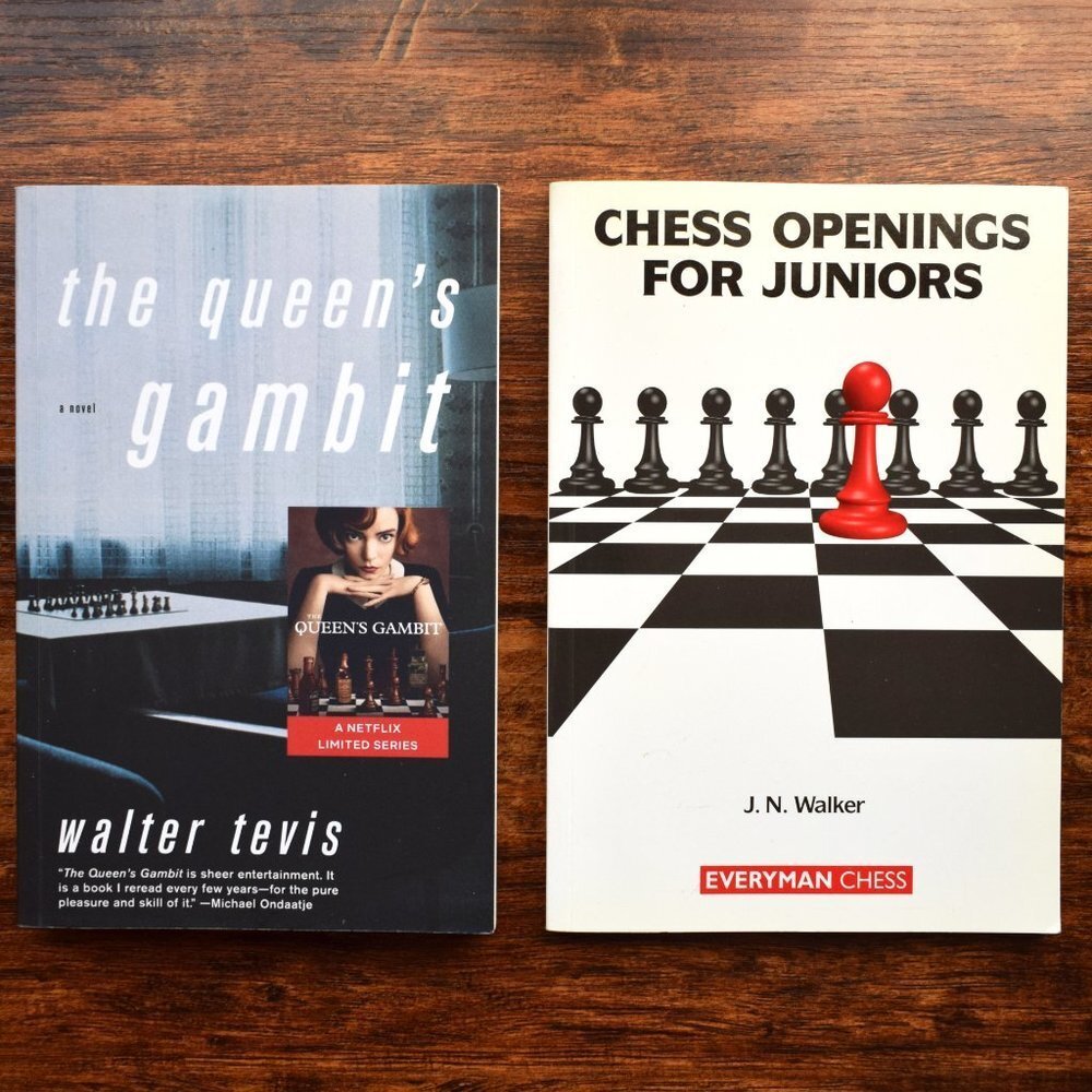 Chess Book Bundle - 2 Books The Queen's Gambit And Chess Openings For Juniors